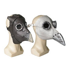 Snailify-Máscara de látex para adulto, máscara de Doctor de la peste, Steampunk, Medieval, divertida, con pico gótico, accesorios para fiestas y eventos de Halloween 2024 - compra barato