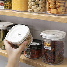 Casa multifuncional transparente selado jar cozinha caixa de armazenamento de alimentos de plástico caixa de armazenamento de grãos inteiros recipientes 2024 - compre barato