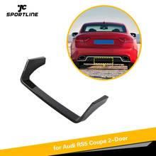 Carbon Fiber Rear Diffuser Spoiler for Audi RS5 Coupe 2 Door 2012 2013 2014 2015 2016 Rear Lip Bumper Protector Decoration 2024 - buy cheap