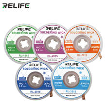RELIFE 1Pcs Solder Wick Desoldering Braid 3mm 2.5mm 2mm 1.5mm Welding Solder Remover for Phone PCB BGA Welding Repair Tool 2024 - buy cheap