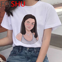 Camiseta de Charli Damelio para mujer, remera harajuku kawaii 2021 vintage grunge, ropa de calle kawaii 2024 - compra barato