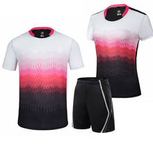 2019 Nova Badminton camisas Dos Homens/Mulheres, camisas De Tênis De Mesa, esportes de Corrida t-shirts, camisas De Tênis de Fitness A132 2024 - compre barato