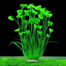 Новое пластиковое искусственное украшение для аквариума в форме бабочки 40 см, аквариумное декоративное растение, травяное украшение, 3 цвета 2024 - купить недорого