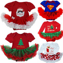 Conjunto de roupa de natal para bebês, trajes de alta qualidade, fantasia, roupa para meninos e meninas, recém-nascidos, presente para festa, 0-3, 6-9, 12m 2024 - compre barato