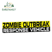 EARLFAMILY-pegatina de vinilo con respuesta de brotes de zombis, parachoques divertido para coche JDM 4x4, impermeable, gráficos para camión, 15cm x 3cm 2024 - compra barato