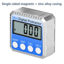 Mini transferidor digital de alta precisão, goniômetro digital, inclinômetro, localizador de ângulo, caixa de medição 2024 - compre barato