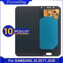 Pantalla de repuesto 100% ORIGINAL SUPER AMOLED de 5,2 "para SAMSUNG Galaxy J5 2017 J530 J530F, montaje de digitalizador con pantalla táctil, 10 Uds. 2024 - compra barato