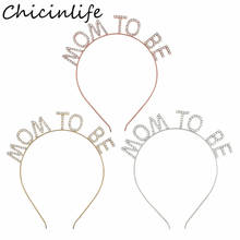 Chicinlife-Diadema de corona para mamá, accesorio para Celebración de bebé, declaración de género, tocado, suministros, 1 ud. 2024 - compra barato