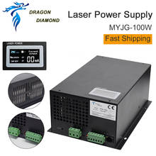 Original MYJG 100W Co2 Laser Power Supply 110/220V For 40-100W Co2 Laser Tube Cutting Laser Engraver High Quality 2024 - buy cheap