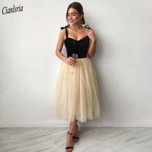 Multi Color Spaghetti Strap Tea-Length Homecoming Dress Sweetheart Tulle Skirt Short Cocktail Dress Special Occasion Gown 2024 - buy cheap