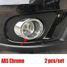 For Dodge Journey Fiat Freemont 2011 2012 2013 2014 2015 2016 2017 2018 ABS Chrome Front Fog Light Lamp Foglight Trim Cover 2PCS 2024 - buy cheap