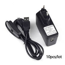 10pcs/lot Power Supply for Raspberry Pi 3 5V 2.5A Micro USB Charger Adapter with On Off Switch 2024 - buy cheap
