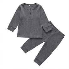 Baby Clothing Set Cotton Long Sleeved Tshirt And Pant 2PCS Set Summer Spring Casual Baby Boy Clothes Set Infant Girl Clothes 2024 - buy cheap