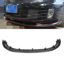 Carbon Fiber Front Bumper Lip Spoiler for Volkswagen VW Golf 6 VI MK6 GTI 2010 - 2013 2024 - buy cheap