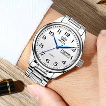 Luxury Men's Watch Waterproof Date Clock Man Wristwatches Stainless Steel Quartz Fashion Brand Relogio Masculino With Number 2024 - buy cheap