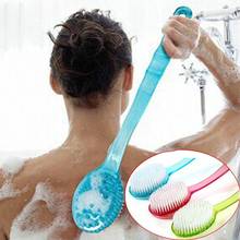 Long Handled Body Bath Shower Back Brush Scrubber Massager Skin Cleaning Tool 2024 - buy cheap