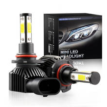 4side 9006 HB4 LED Headlight Bulbs Conversion Kit High Low Beam 6000K White 9005 H7 H11 Auto Car Headlight Bulbs 2024 - buy cheap