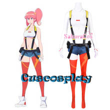 PROMARE AINA ARDEBIT Cosplay Costume Outfit Bib Pants Halloween Party Cosplay Costumes for Adult Women Christmas Party Uniforms 2024 - buy cheap