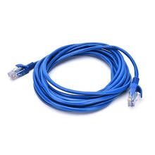 Blue Ethernet Internet LAN CAT5e network cable, computer router, computer, 1m / 5m / 10m / 15m / 30m / 50m / 100m 2024 - buy cheap