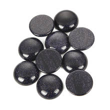 10pcs Round 4-25mm Blue Sandstone Decoration Flatback Cabochon Scrapbooking Charms For Jewelry Making Findings Accessories Diy 2024 - buy cheap