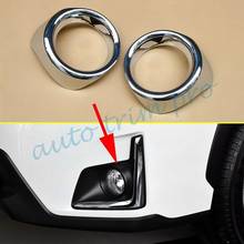 Chrome Front Head Foglight Fog Light Lamp Cover Parts Fit For Subaru XV 2016 2017 2018 2019 Accessories Trim 2024 - buy cheap