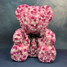 2021 New 70cm Flower Rose Bear Artificial Foam Teddy Bear Cute Kids Birthday Gifts Valentine's Day Gift New Year Gifts Spring 2024 - buy cheap