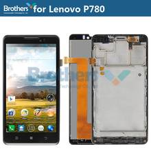 LCD Screen for Lenovo P780 LCD Display for Lenovo P780 LCD Assembly Touch Screen Digitizer Full Screen Phone Replacement Test 2024 - buy cheap