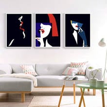 Creative Abstract Woman Portrait Decorative Painting Girl Living Room Sofa Wall Hanging Painting wall pictures for living room 2024 - buy cheap