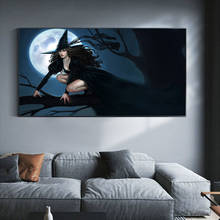 Animation oil painting sexy witch art canvas painting living room corridor office home decoration mural 2024 - buy cheap