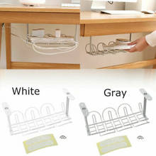 Under Desk Cable Management Tray Storage Organizer Wire Cord Power Charger Plugs 2024 - buy cheap