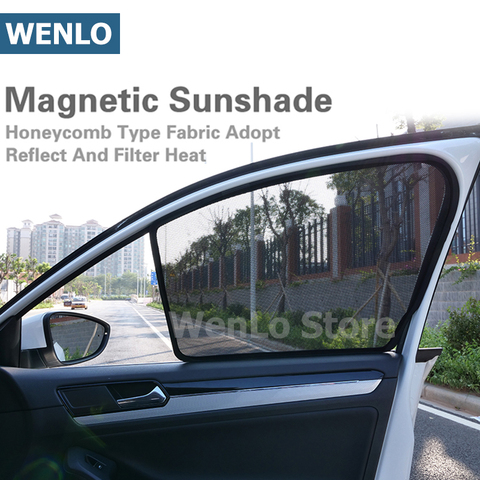 Wenlo 2pcs Magnetic Car Front Side Window Sunshade For Toyota Highlander Crown Corolla Camry Prius 30 50 Car Sunshade Curtain Buy Cheap In An Online Store With Delivery Price Comparison Specifications Photos