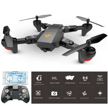 Zangão de visuo xs809hw com 2.0mp 720p grande angular hd câmera g-sensor 2.4g selfie zangão altura hold rc quadcopter dobrável mini dron 2024 - compre barato