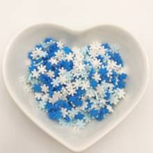 100g Snowflake Polymer Hot Soft Clay Sprinkles Charms Beads DIY Nail Hair accessories Jewelry  Beauty Powder in Slime Supplies 2024 - buy cheap