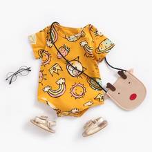 Sanlutoz Newborn Baby Clothes Cartoon Fashion Summer Baby Bodysuits Cotton Clothing Baby Casual 2024 - buy cheap