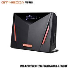 GTMEDIA-Receptor de TV satelital V8 UHD, decodificador compatible con DVB-S/S2/S2X + T/T2/Cable/ATSC-C/ISDBT, España/Brasil/Rusia 2024 - compra barato