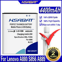 HSABAT-batería BL219 de 4400mAh para Lenovo, A880 S856 A889 A890e S810t A850 + A916 2024 - compra barato