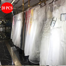 200cm vestido de noiva longo vestido protetor caso transparente dustproof capa vestidos de casamento vestuário roupas capas poeira loja nupcial 2024 - compre barato