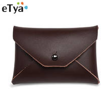 ETya, модный кожаный женский кошелек, кошелек для монет, карамельный цвет, маленький кошелек, женские кошельки для кредитных карт, клатч, Женский кошелек для девушек 2024 - купить недорого