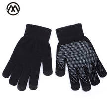2019 new shiny non-slip ladies gloves men and women models touch screen woven gloves rhinestones retro winter warm gloves 2024 - buy cheap