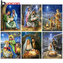 Huacan 5D DIY Diamond Painting Religion Full Square/Round Diamonds Embroidery Jesus Art Kits Decorations Home 2024 - buy cheap
