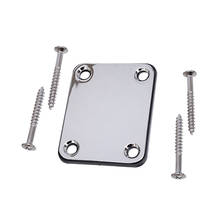 1 Set Guitar Neck Plate For Electric Guitar Bass Replacement 2024 - buy cheap