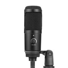 Микрофон для дома, с USB-разъемом, с функцией записи голоса, игровой микрофон для прямой трансляции, для ноутбука, компьютера, с микрофонной стойкой 2024 - купить недорого