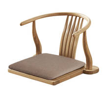 Роскошное мягкое кресло с подушкой и сидением, кресло в японском стиле, из массива дерева, татами, медитация, Zaisu, кресло без рук для игр 2024 - купить недорого