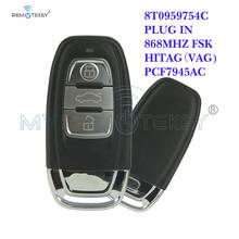 Remtekey-mando a distancia inteligente para coche, llave para Audi A4, A5, A6, S4, S5, Q5, SQ5, 8T0, 959, 754C, 868Mhz, 8T0959754C, 2007, 2008, 2009, 2010, 2011, 2012, 2013 2024 - compra barato