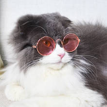 Óculos de sol para animais de estimação, roupas de olho para cães, animais de estimação, fotos, adereços, acessórios para animais de estimação, óculos de gato 2024 - compre barato