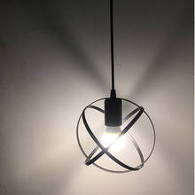 Lámpara de techo led para hotel, Bombilla colgante de hierro negro, popular, especial, nueva 2024 - compra barato