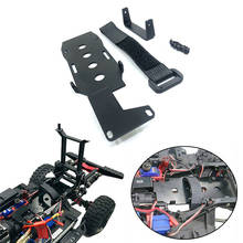 Suporte de bateria para chassi de carro, baixa lcg, faça você mesmo, suporte de bateria para 1/10 traxxas, trx4, defender rc, peças, acessórios 2024 - compre barato