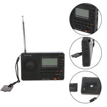 Receptor de Radio portátil, sintonizador Digital LCD, TF, MP3, reproductor REC, FM, AM, SW, Radio de banda completa 2024 - compra barato