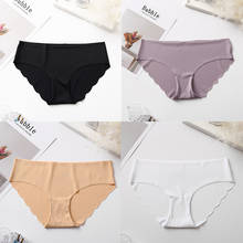 FINETOO Fashion Female Underwear Women Seamless Ultra-thin Panties Comfortable Girls Underwears Low-Rise Briefs Drop Shipping 2024 - buy cheap