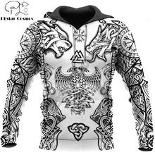 Beautiful Vikings Tattoo 3D Printed Hoodie Harajuku Fashion Sweatshirt Unisex Casual Jacket Pullover sudadera hombre DW093 2024 - buy cheap